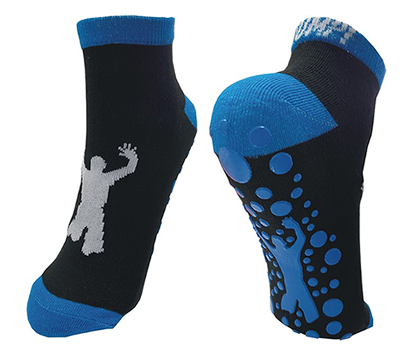 Trampoline Socks Promotex Lot of 2 Jump Socks L (9.5) 8.5 Non